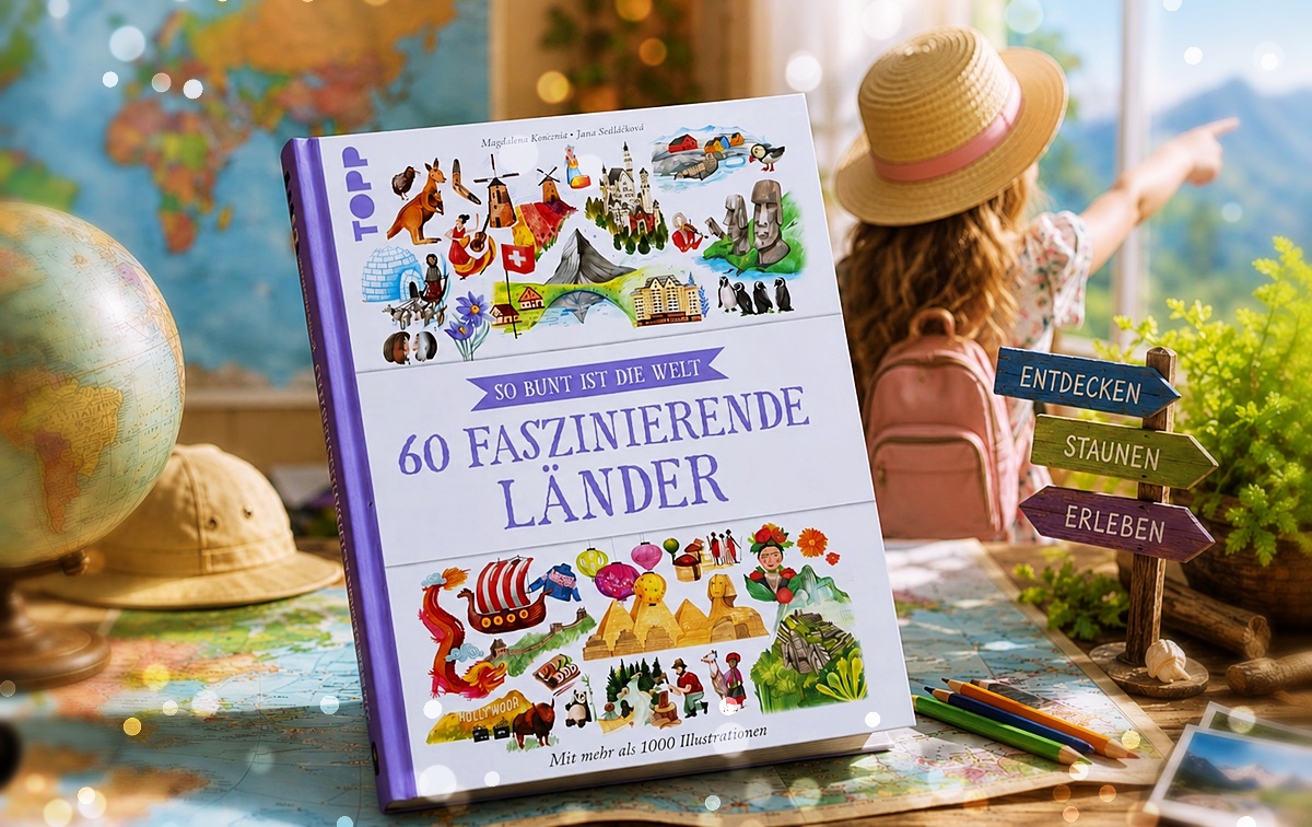 60 faszinierende Länder in einem tollen Wimmelbuch entdecken! (Werbung)